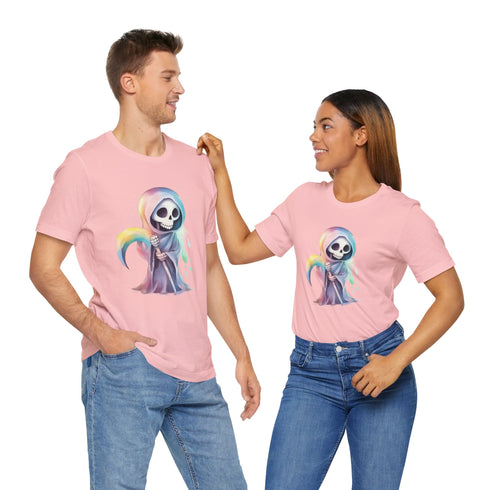 Cute Colorful Reaper - Short Sleeve Tee